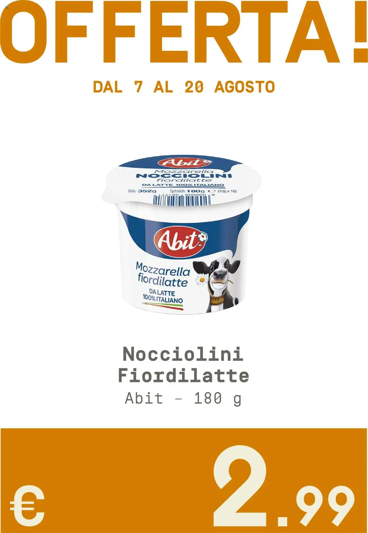 Volantino Borello Supermercati valido da 07/08/2025 numero di pagina 1