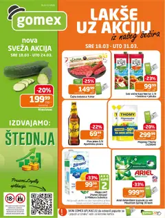 Pregled Gomex kataloga - važi od 18.03.2026