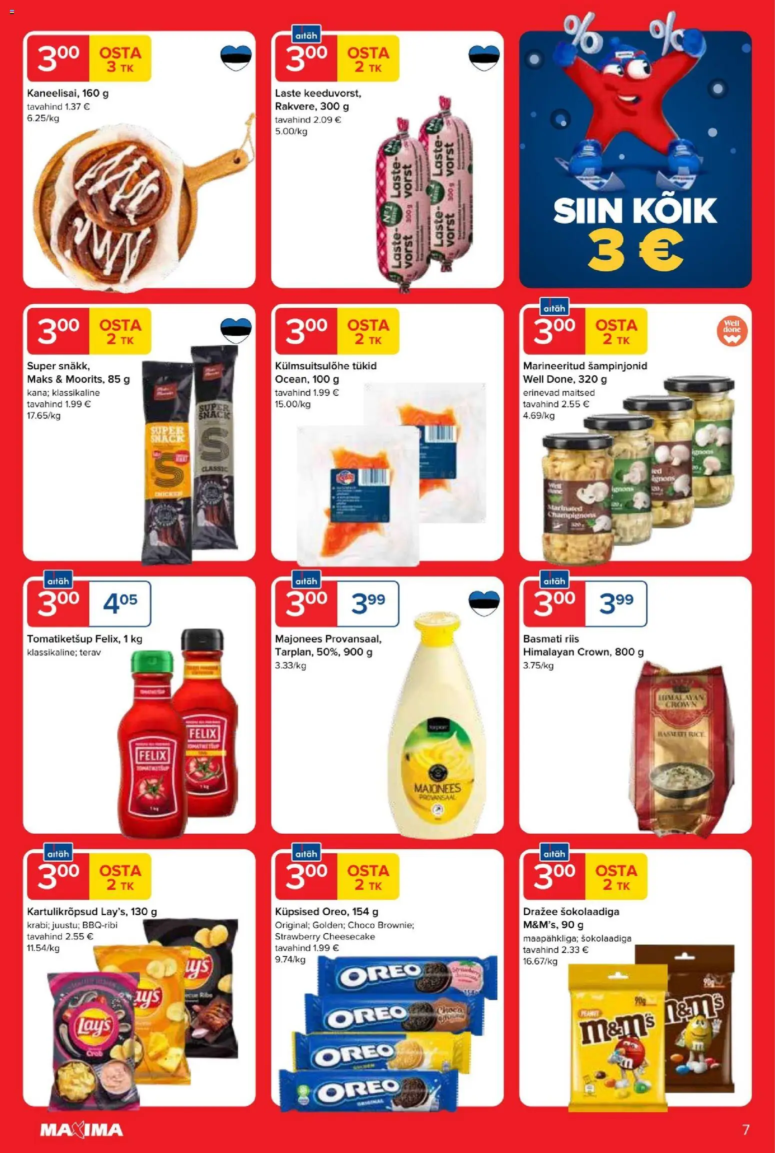 Maxima kliendilehe eelvaade alates 2026.01.06