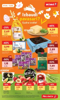 Skatīt Rimi akciju bukletu, derīgs no 07.04.2026.
