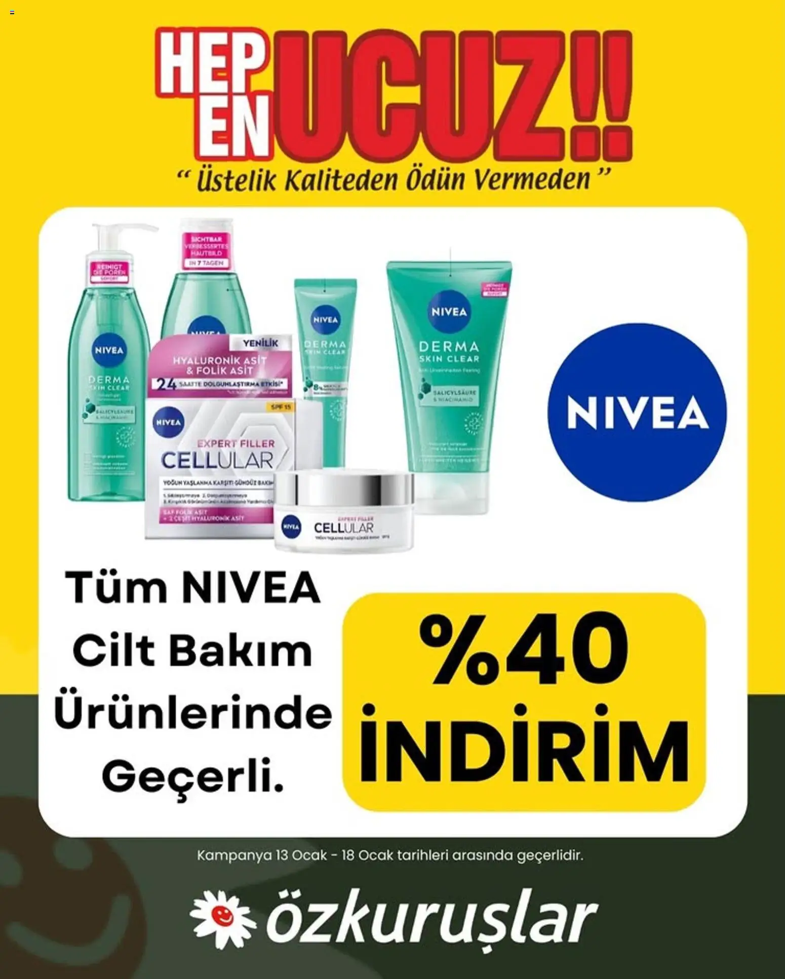 Özkuruşlar İndirim 13.01.2026 - Broşürünün önizlemesi - Ocak