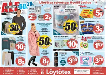 Kaupan Löytötex Tarjoukset esikatselu, voimassa 22/12/2025