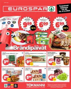 Kaupan Tokmanni EUROSPAR Ylöjärvi Ruokasanomat esikatselu, voimassa 18/09/2025