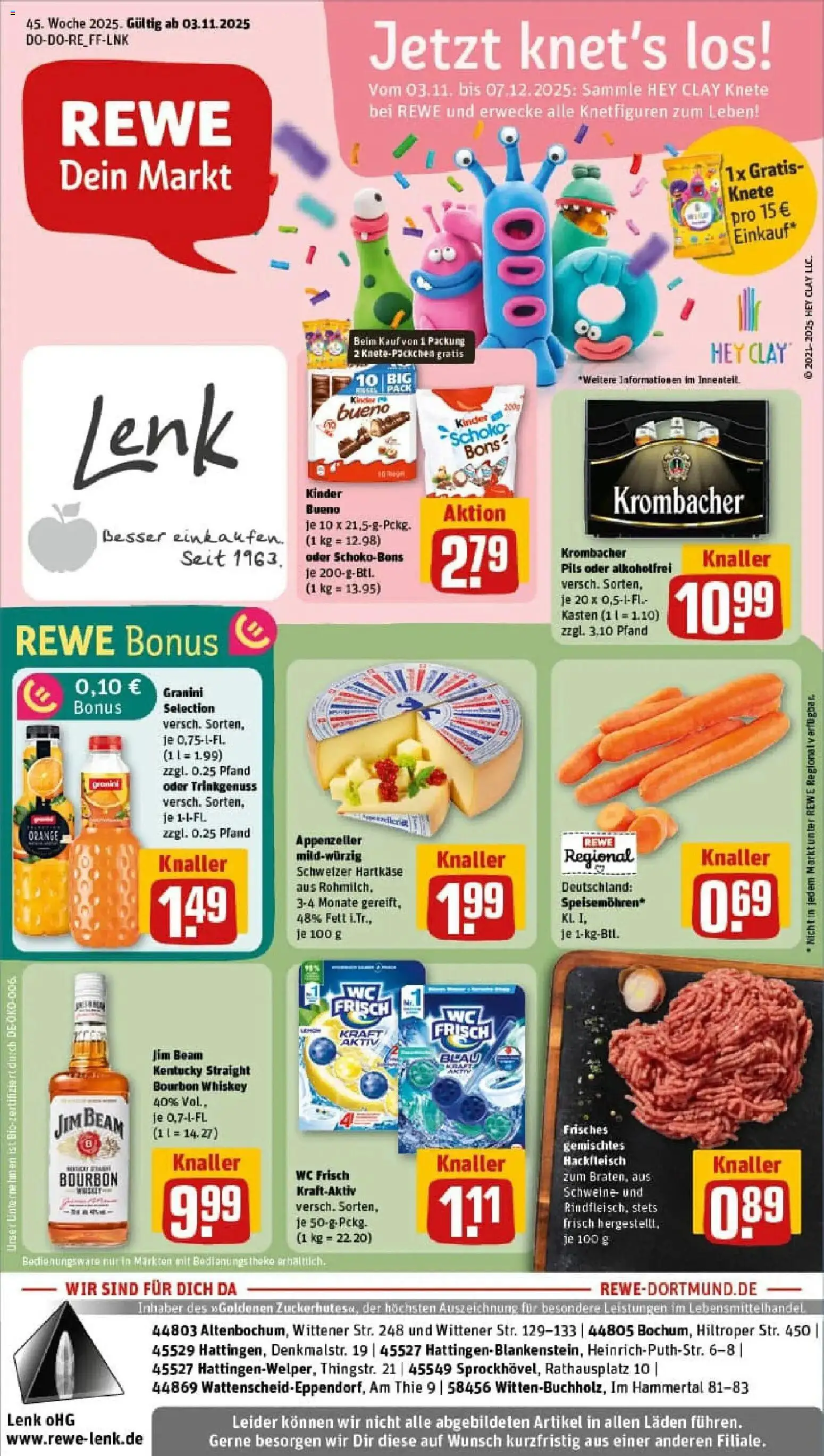 Vorschau von dem Prospekt des Geschäftes Rewe, gültig ab dem 02.11.2025