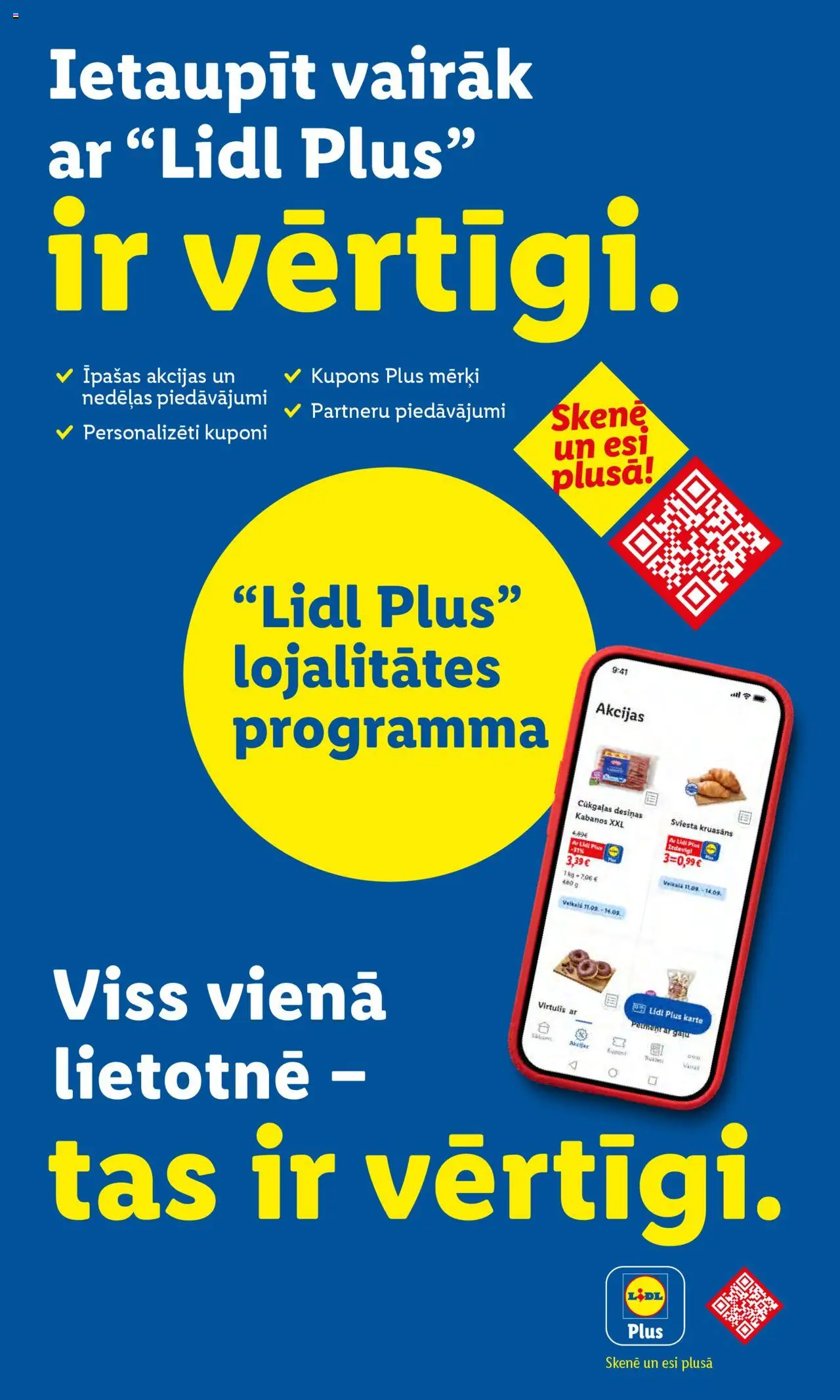 Skatīt Lidl akciju bukletu, derīgs no 2025.09.22