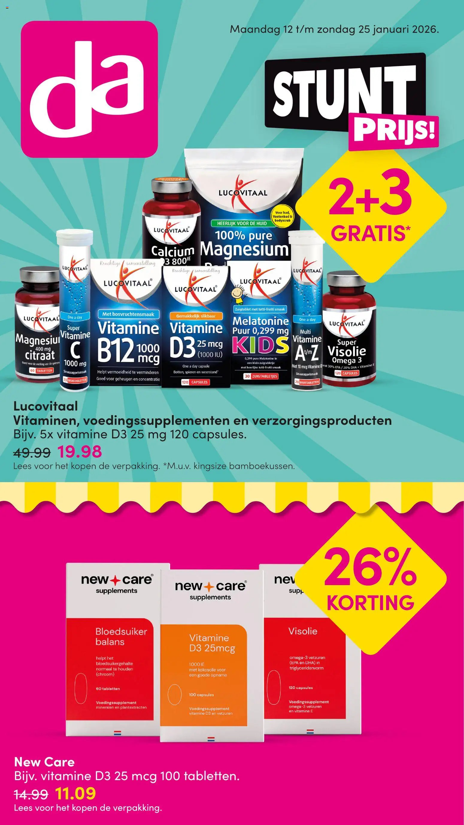 Voorbeeld van Folder van winkel Da geldig vanaf 12-01-2026