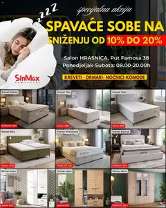 Pregled letka Katalog trgovine SinMax vrijedi od 2026.01.15