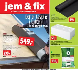 Eksempel på tilbudsavis Jem & fix - Tilbudsavis uge 17 fra butik Jem & fix gyldig fra 19/04/2026