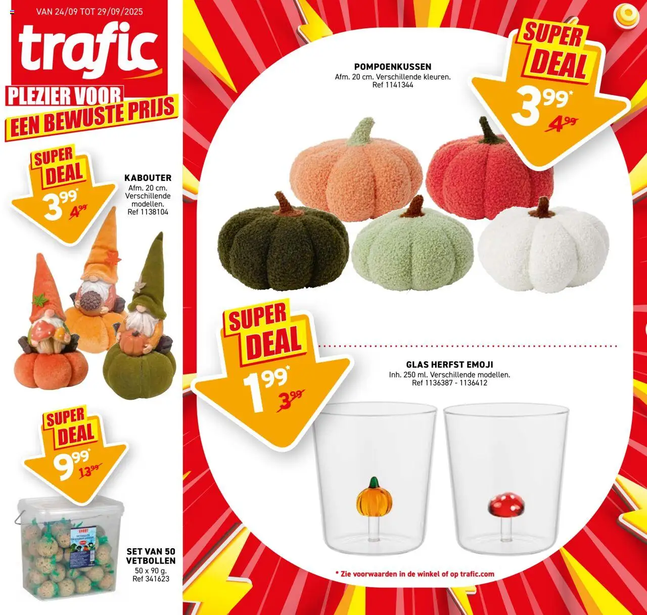 Trafic shop Folder geldig vanaf 24/09/2025 - Paginanummer 1 - Glas