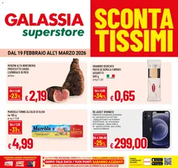 Anteprima dell'opuscolo Volantino Superstore dal negozio Galassia valido da 19/02/2026