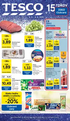 Náhľad Tesco letáku platného od 03.09.2025
