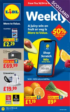 Preview of Lidl Lidl - Weekly Scotland valid from 16/04/2026
