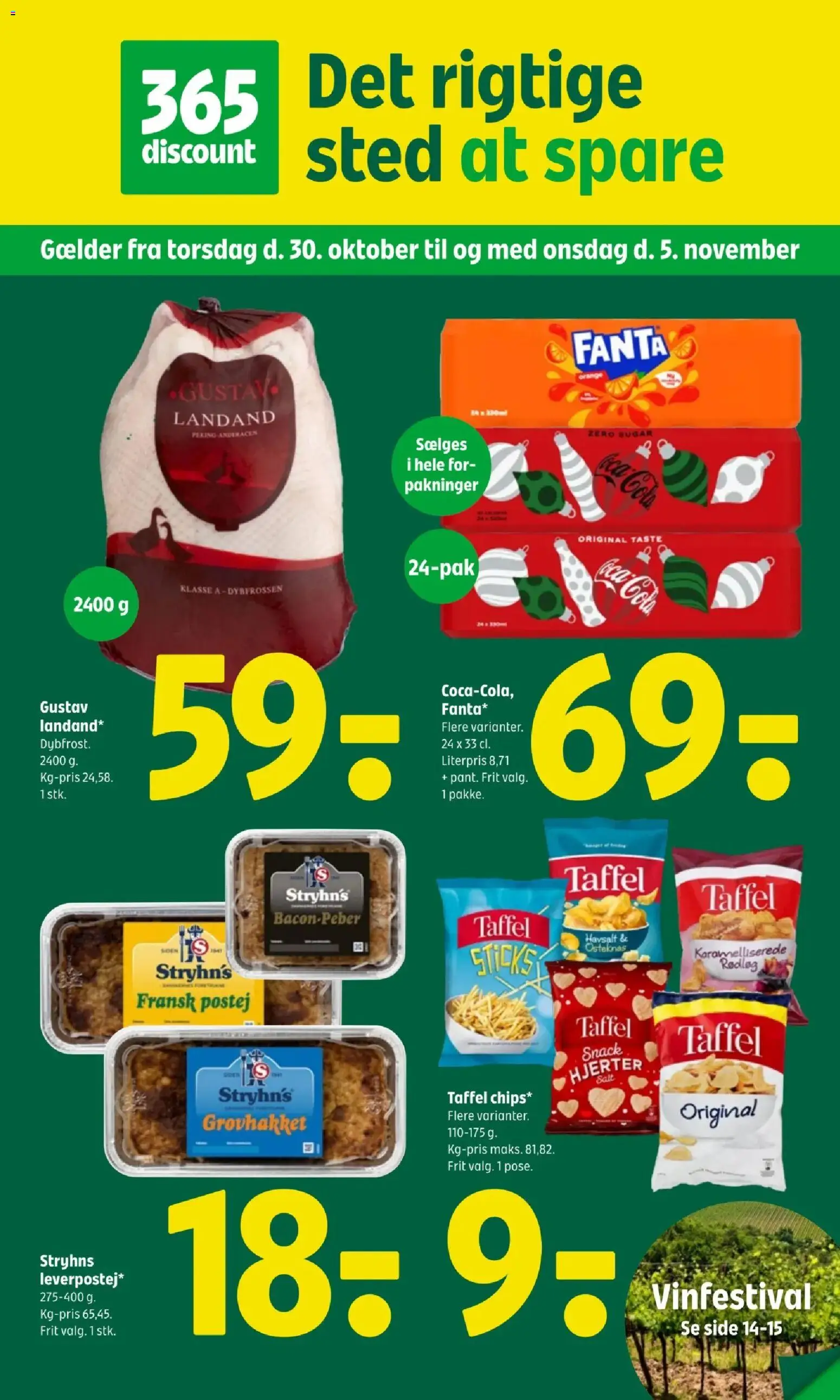 Eksempel på tilbudsavis Tilbudsavis fra butik Coop 365 gyldig fra 30/10/2025