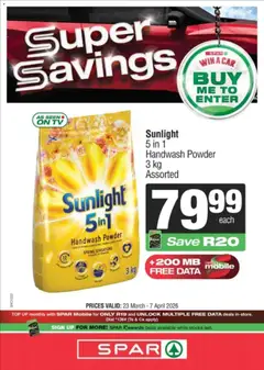 Preview of Superspar flyer valid from 23/03/2026