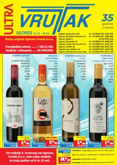 Pregled letka Katalog trgovine Vrutak vrijedi od 13.10.2025