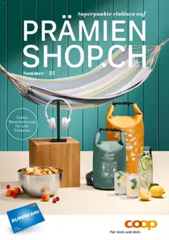 Vorschau des Merkblatts Aktionen Praemien Shop vom Shop Coop gültig von 15.05.2025 bis 