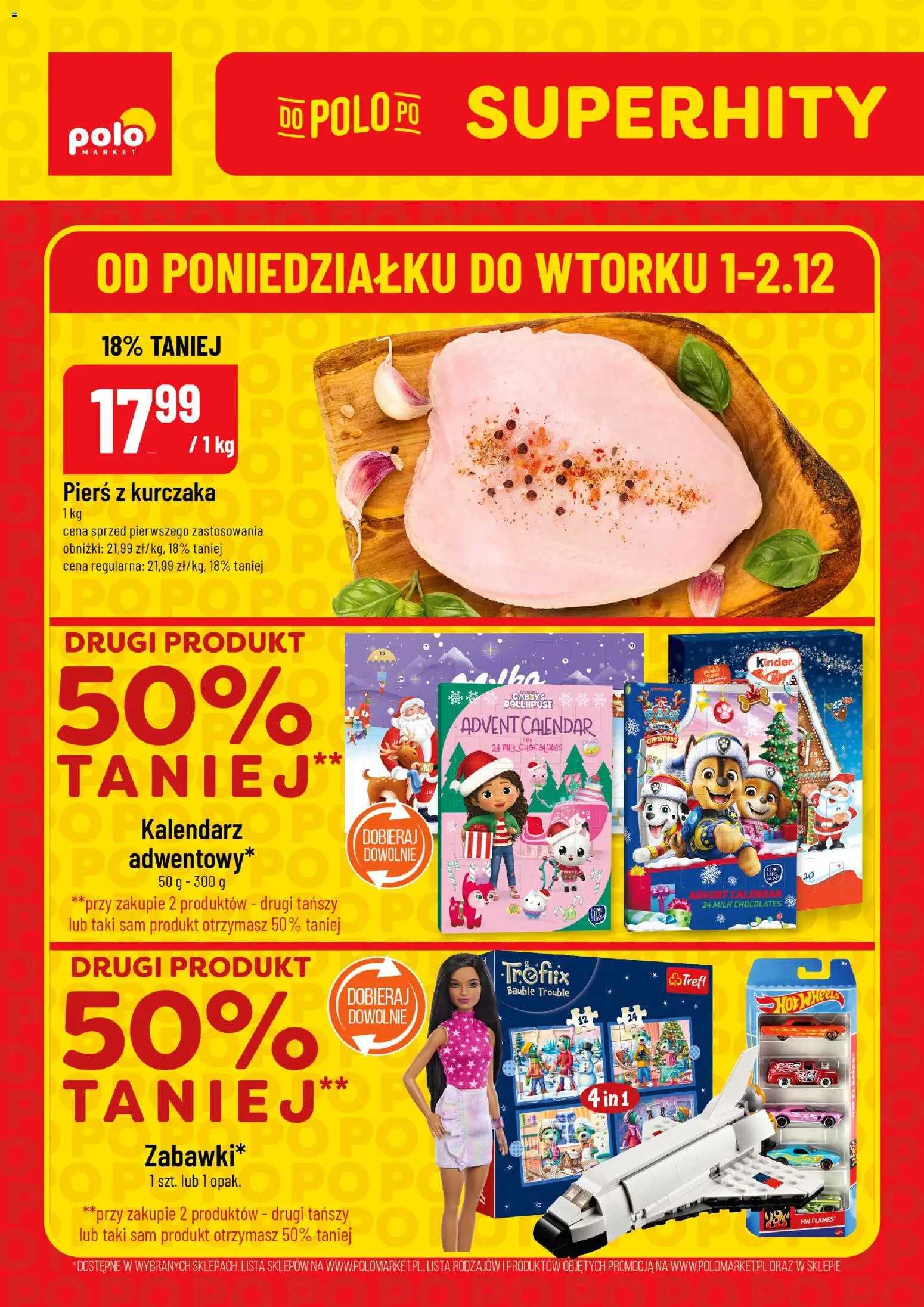 Pogląd gazetki "Super Hity" ze sklepu POLOmarket ważnej od 01.12.2025