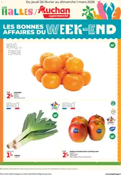 Prévisualisation de Les bons plans du week-end dans votre super ! du magasin Auchan formulaire valide 26/02/2026