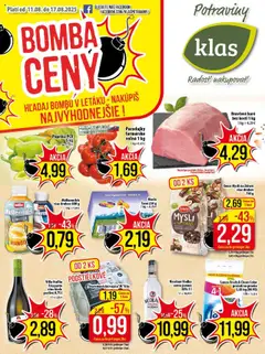 Náhľad Klas letáku platného od 11.08.2025