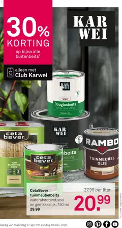Voorbeeld van KARWEI folder van winkel KARWEI geldig vanaf 27-04-2026