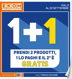 Anteprima dell'opuscolo Attuale volantino dal negozio Ekom valido da 09/09/2025