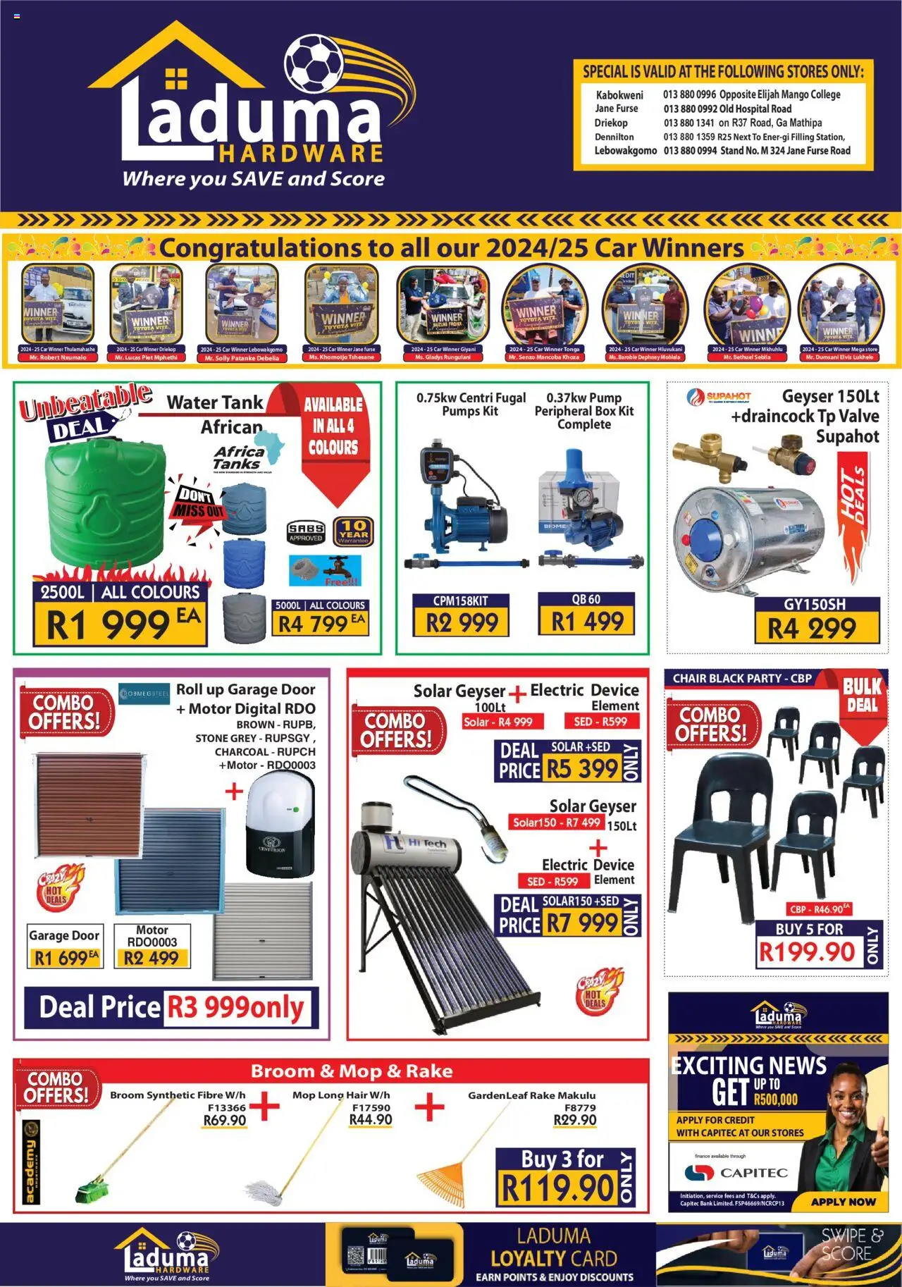 Laduma Hardware The Exciting Special Group A from 14/07 - 31/08/2025 > Promotions