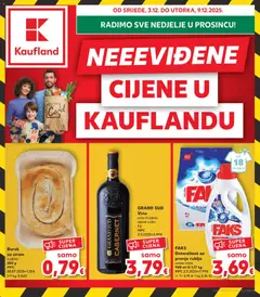 Pregled letka Split-Ravne njive trgovine Kaufland vrijedi od 03.12.2025