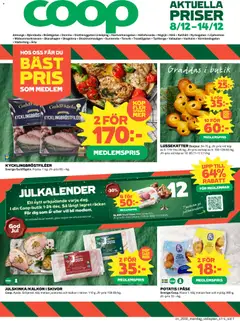 Förhandsgranska reklamblad Almunge från butik Coop gäller från 08/12/2025