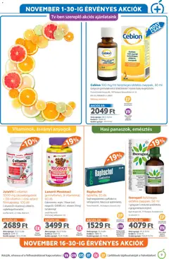 Alma Gyógyszertárak - Akciós újság Alma Gyógyszertárak megtekintése, amely érvényes 2025.11.01.-től | Oldal: 9