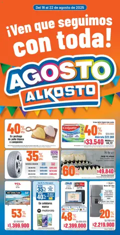 Vista previa del folleto de la tienda Alkosto válido desde el 16/08/2025 