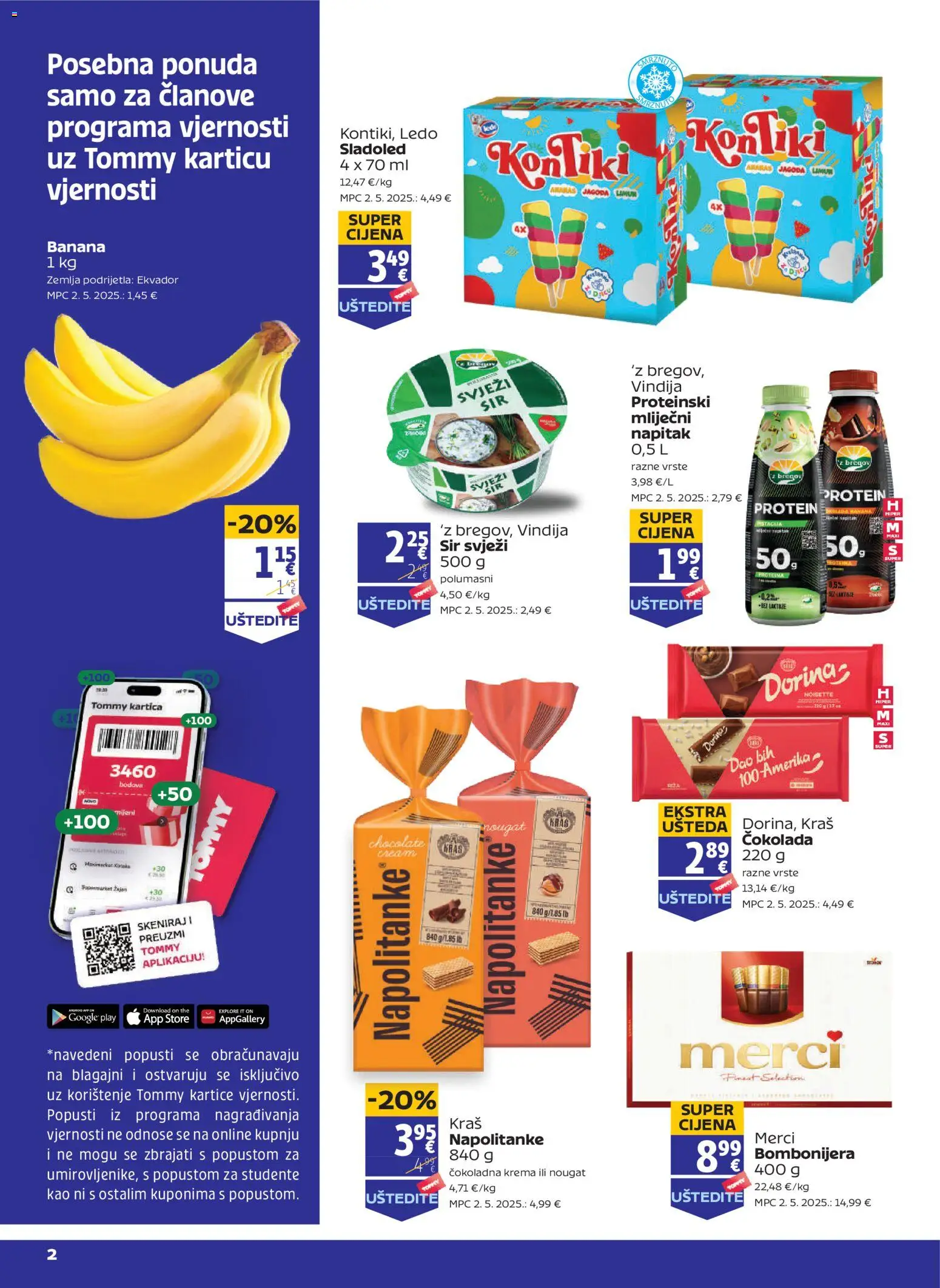 Pregled letka Tommy - Pogodnosti za Tommy vjerne članove trgovine Tommy vrijedi od 02.04.2026