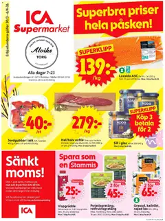 Förhandsgranska reklamblad Bromma från butik ICA Supermarket gäller från 30/03/2026