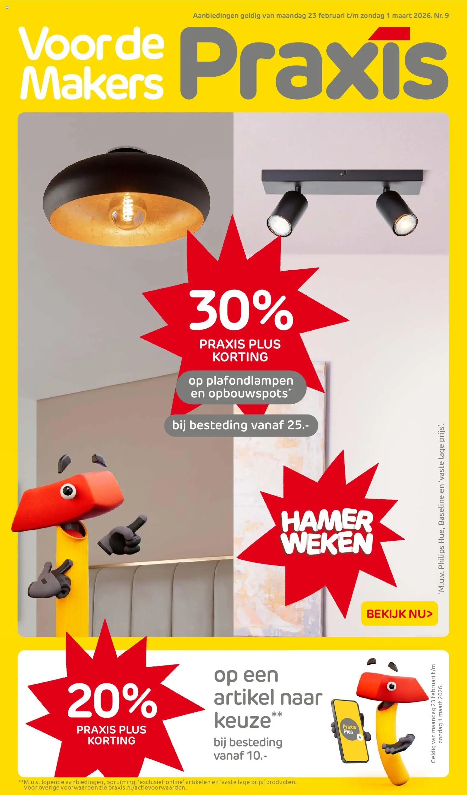Voorbeeld van Folder van winkel Praxis geldig vanaf 23-02-2026