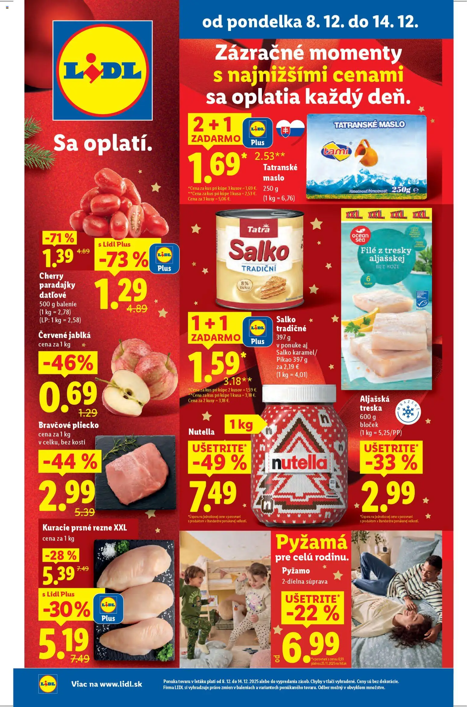 Náhľad Lidl letáku platného od 08.12.2025