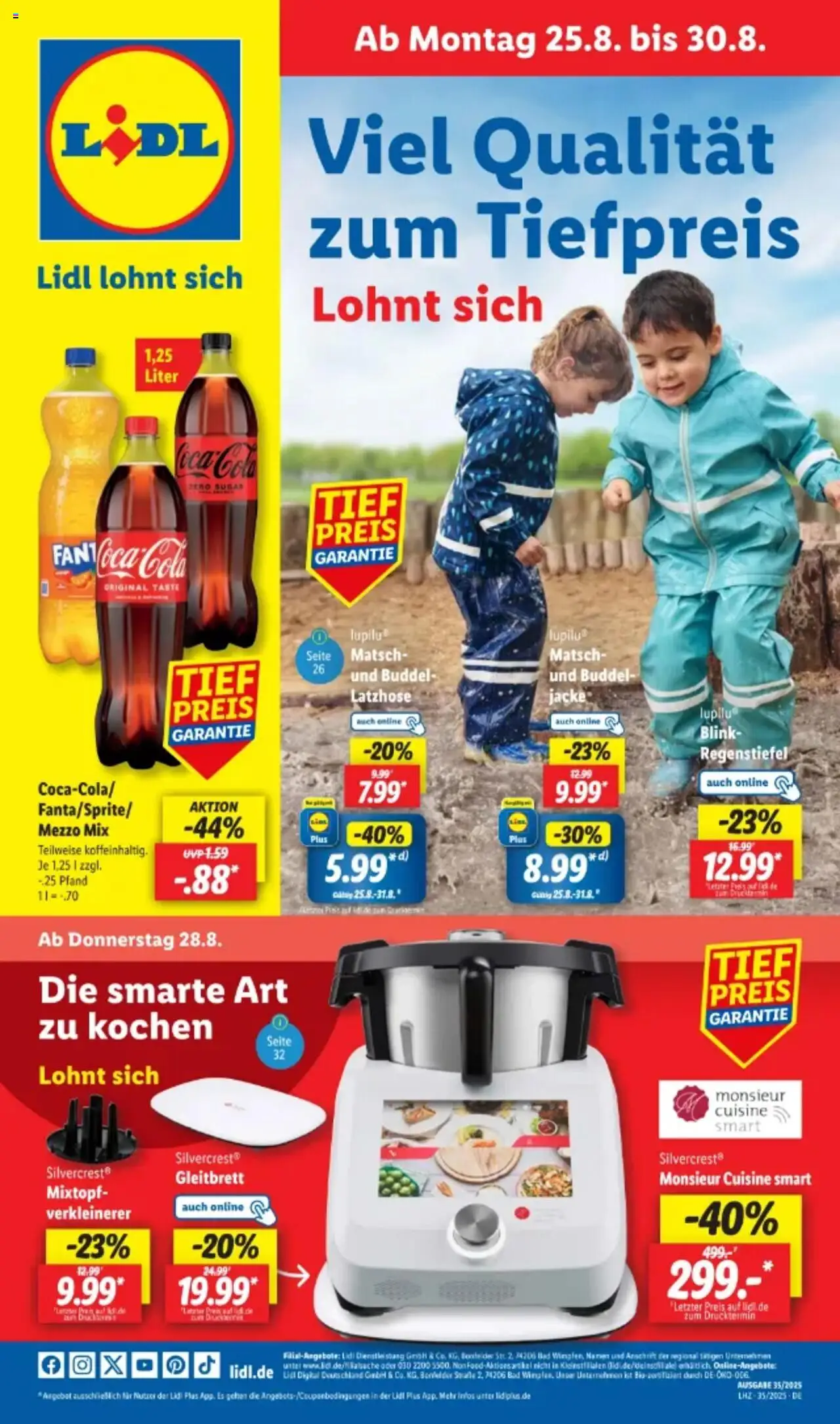 LIDL Prospekt ab Montag 25.08.2025 > Prospekt
