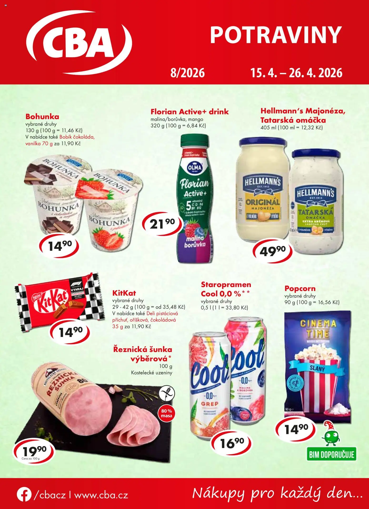 Náhled nabídky: CBA CBA leták platný od 15.04.2026