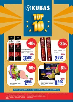 Kubas parduotuvės leidinio Kubas leidinys - Top 10 galiojančio nuo 2026.03.23 peržiūra