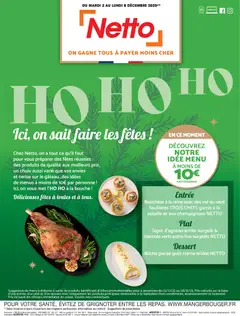 Prévisualisation de Menu Festif du magasin Netto formulaire valide 02/12/2025
