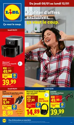 Prévisualisation de Catalogue les bonnes affaires de la semaine du magasin LIDL formulaire valide 08/01/2026
