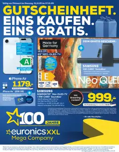 Vorschau von dem Prospekt des Geschäftes Euronics, gültig ab dem 01.10.2025