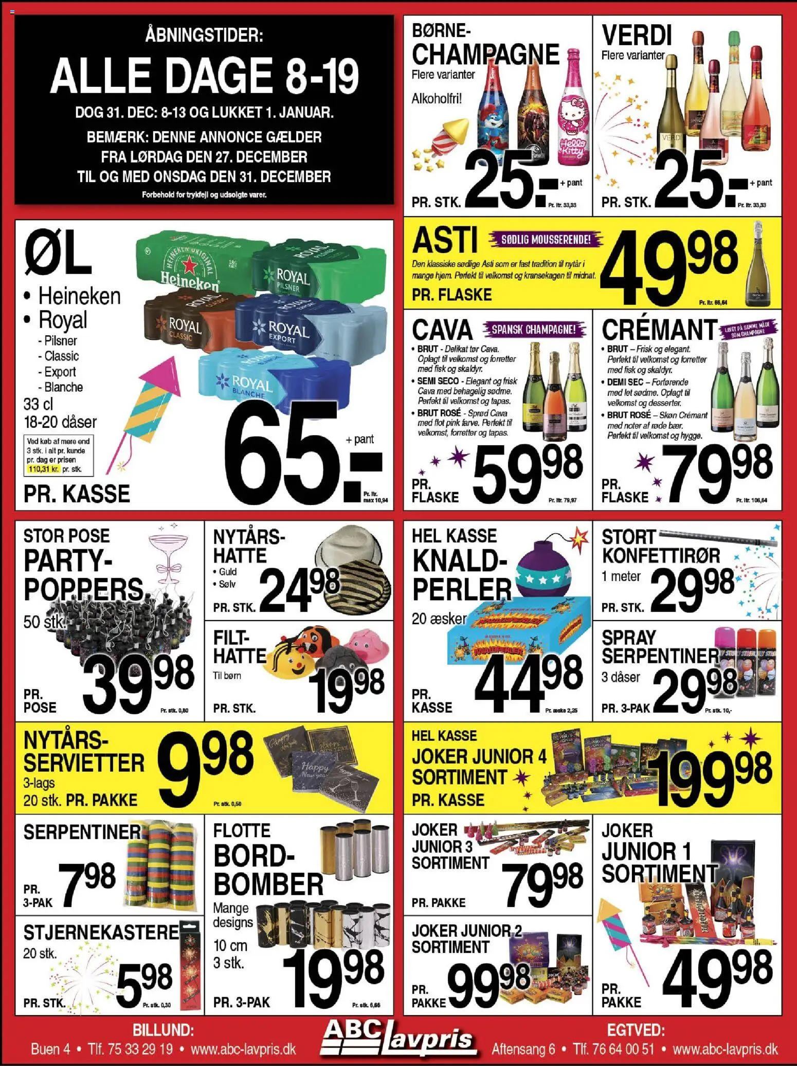 Eksempel på tilbudsavis Billund fra butik Abc Lavpris gyldig fra 24/12/2025