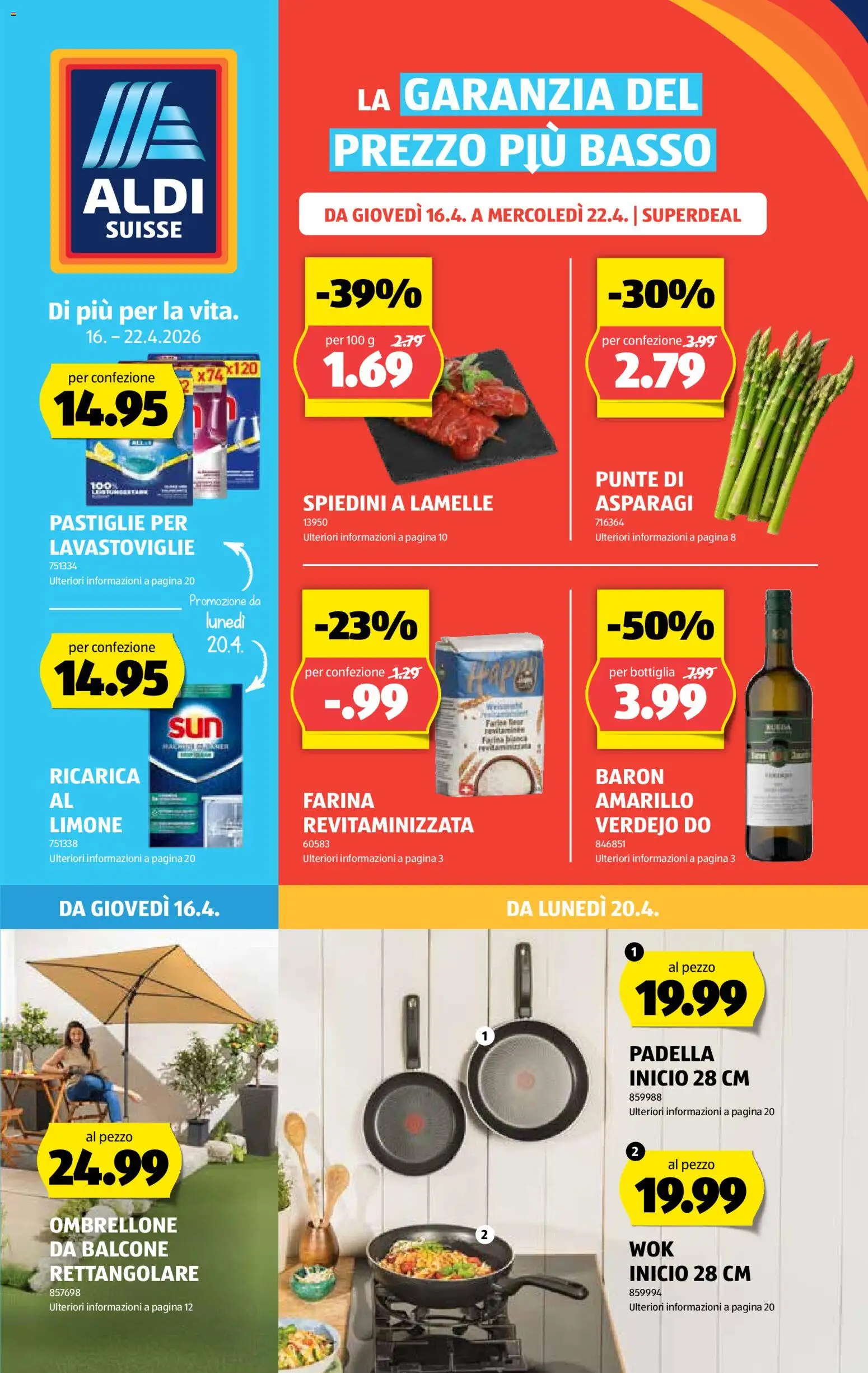 Vorschau des Merkblatts Aldi aktionen IT vom Shop Aldi gültig von 16.04.2026 bis 22.04.2026