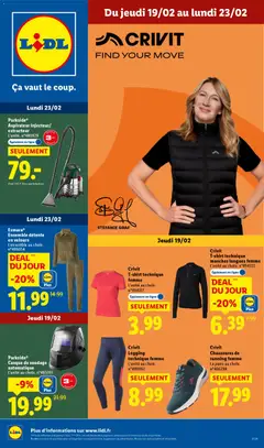 Prévisualisation de Catalogue les bonnes affaires de la semaine du magasin LIDL formulaire valide 19/02/2026