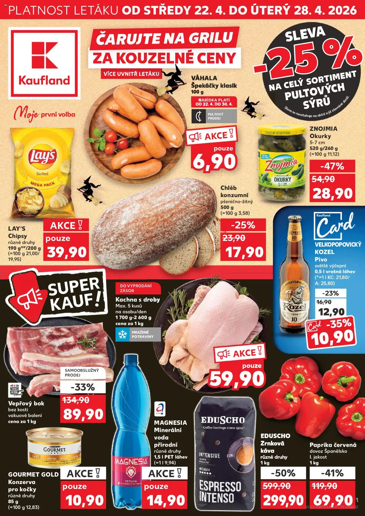 Náhled nabídky: Kaufland Kaufland leták - Plzeň Bory platný od 22.04.2026