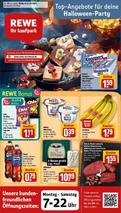 Vorschau von dem Prospekt des Geschäftes Rewe, gültig ab dem 26.10.2025