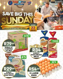 Preview of Take n Pay flyer valid from 22/02/2026