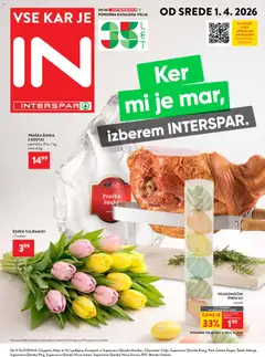 Predogled kataloga iz trgovine Spar veljaven od 01.04.2026