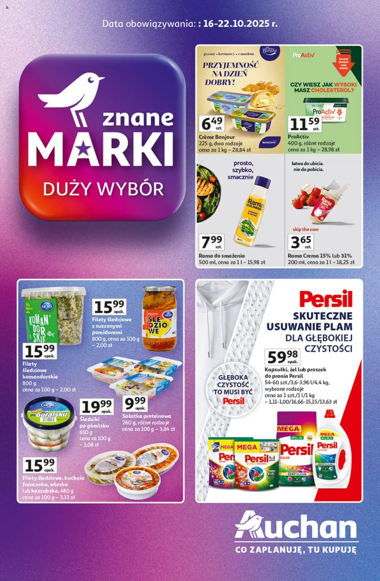 Auchan Znane marki duży wybór Hipermarket od 16.10.2025 - Nowa Gazetka - Numer strony 1