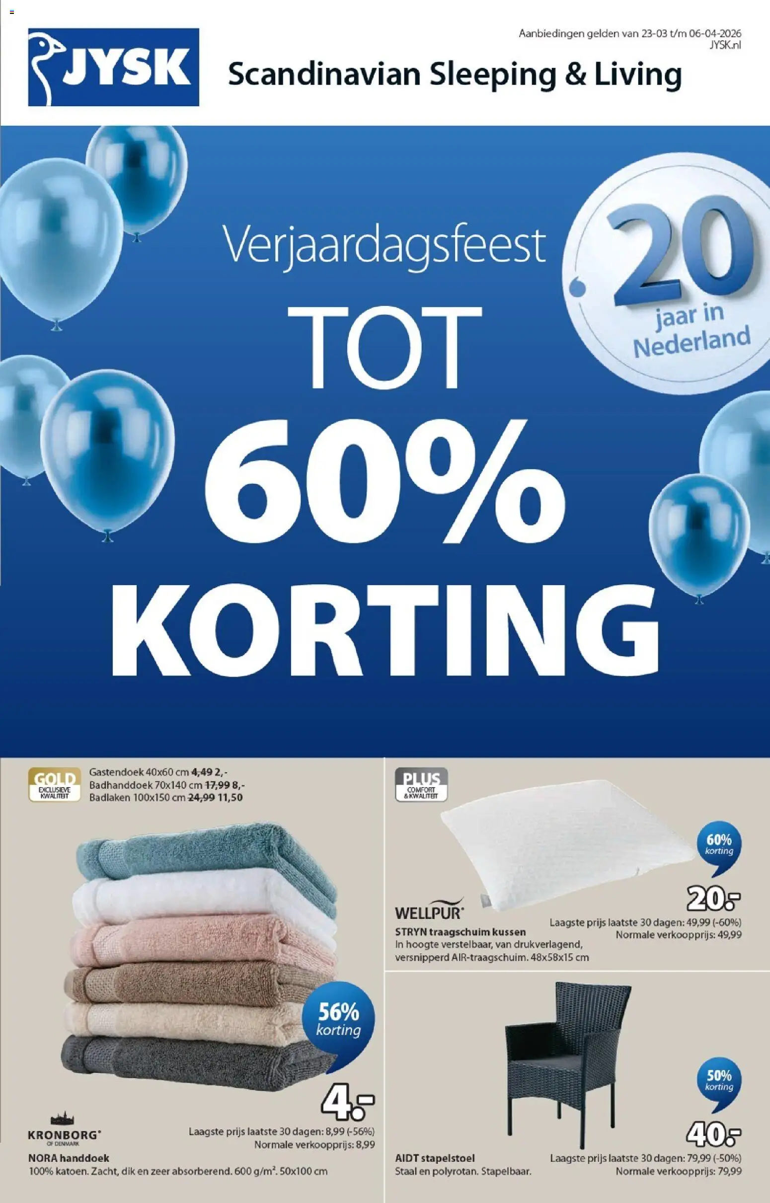 Voorbeeld van Folder van winkel JYSK geldig vanaf 23-03-2026