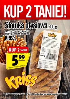 Pogląd gazetki "Prim Market promocja - Słomka Ptysiowa" ze sklepu Prim Market ważnej od 10.04.2026